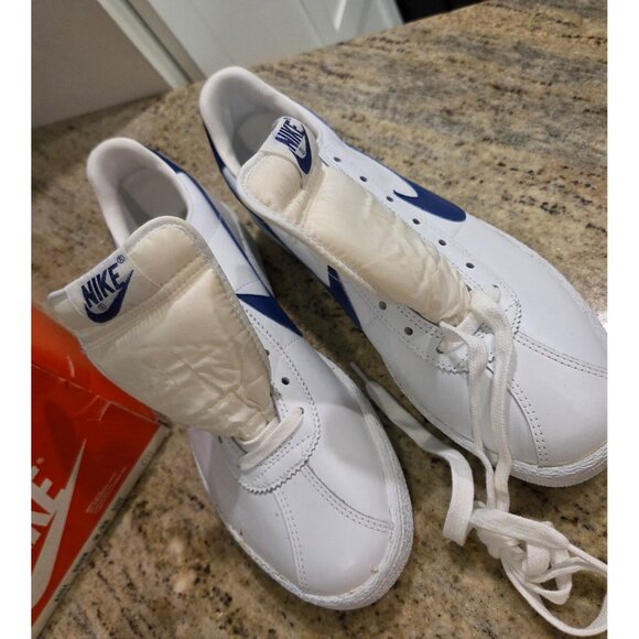 New! Vintage Mens Size 11 Nike Bruin 4004 Blue White W/Box Made in Korea 820709 - Picture 6 of 16